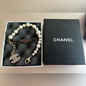 Authentic Chanel bracelet with charm